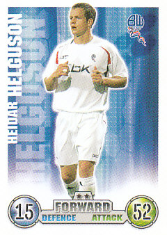 Heidar Helguson Bolton Wanderers 2007/08 Topps Match Attax #78